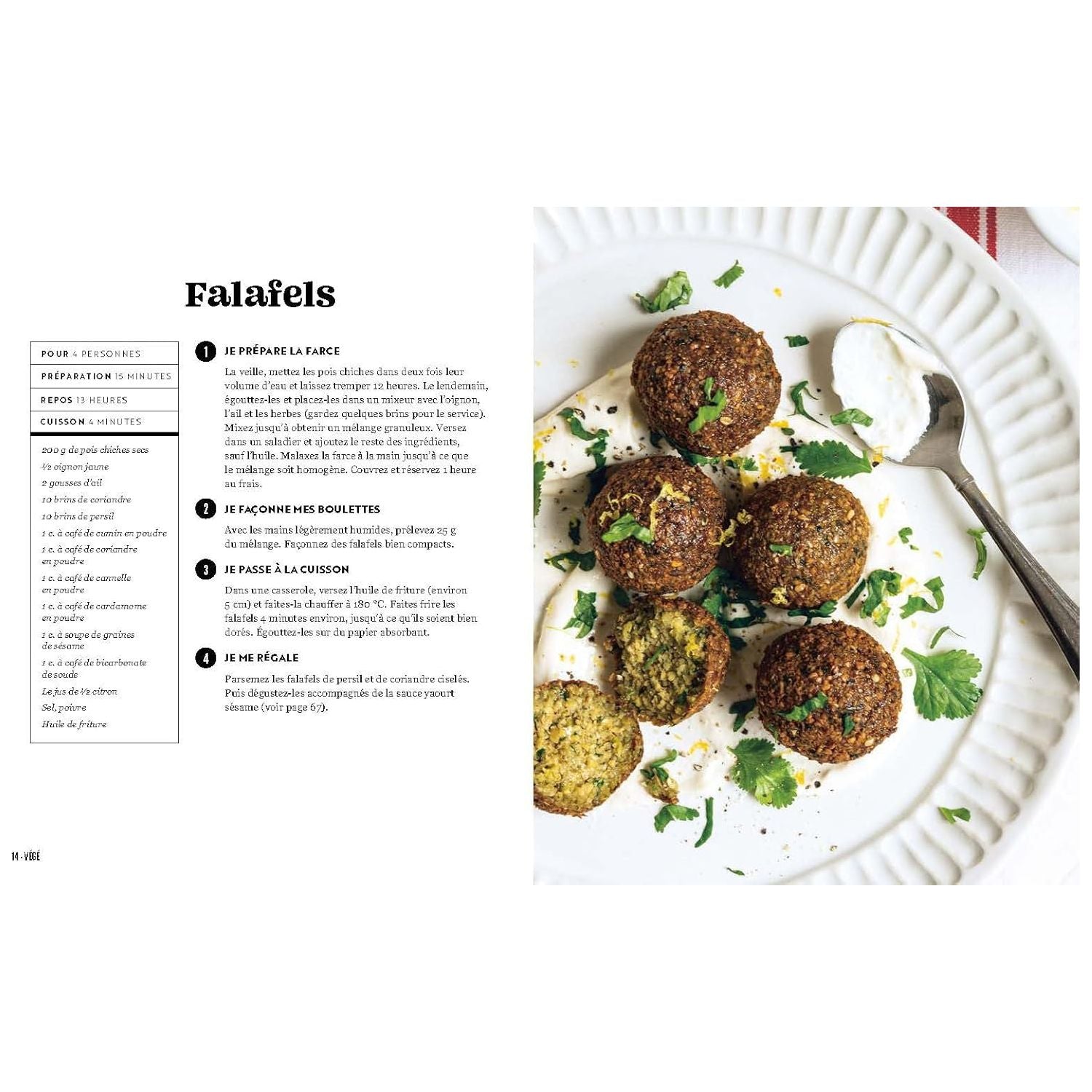 Falafel * - Marabout - Livre de cuisine - - La Guilde Culinaire