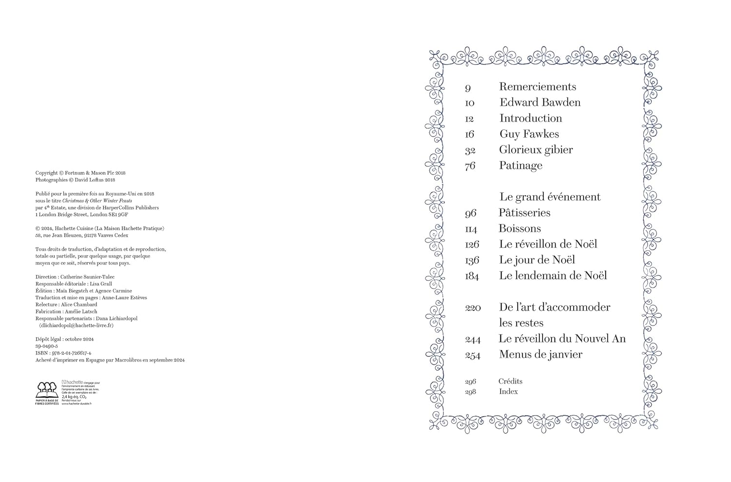 Un Noël à Londres ! - Hachette Ed. - Livre de pâtisserie - - La Guilde Culinaire