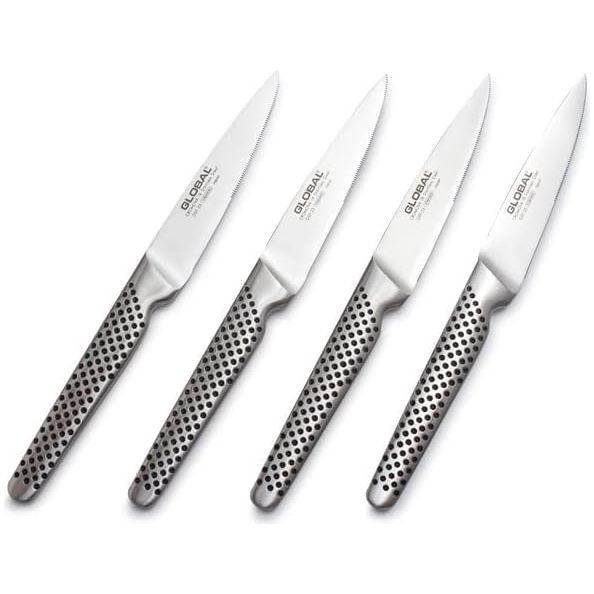 Ensemble de couteaux à steak 4 pièces, Global ! - Global - Couteau de Chef - - La Guilde Culinaire