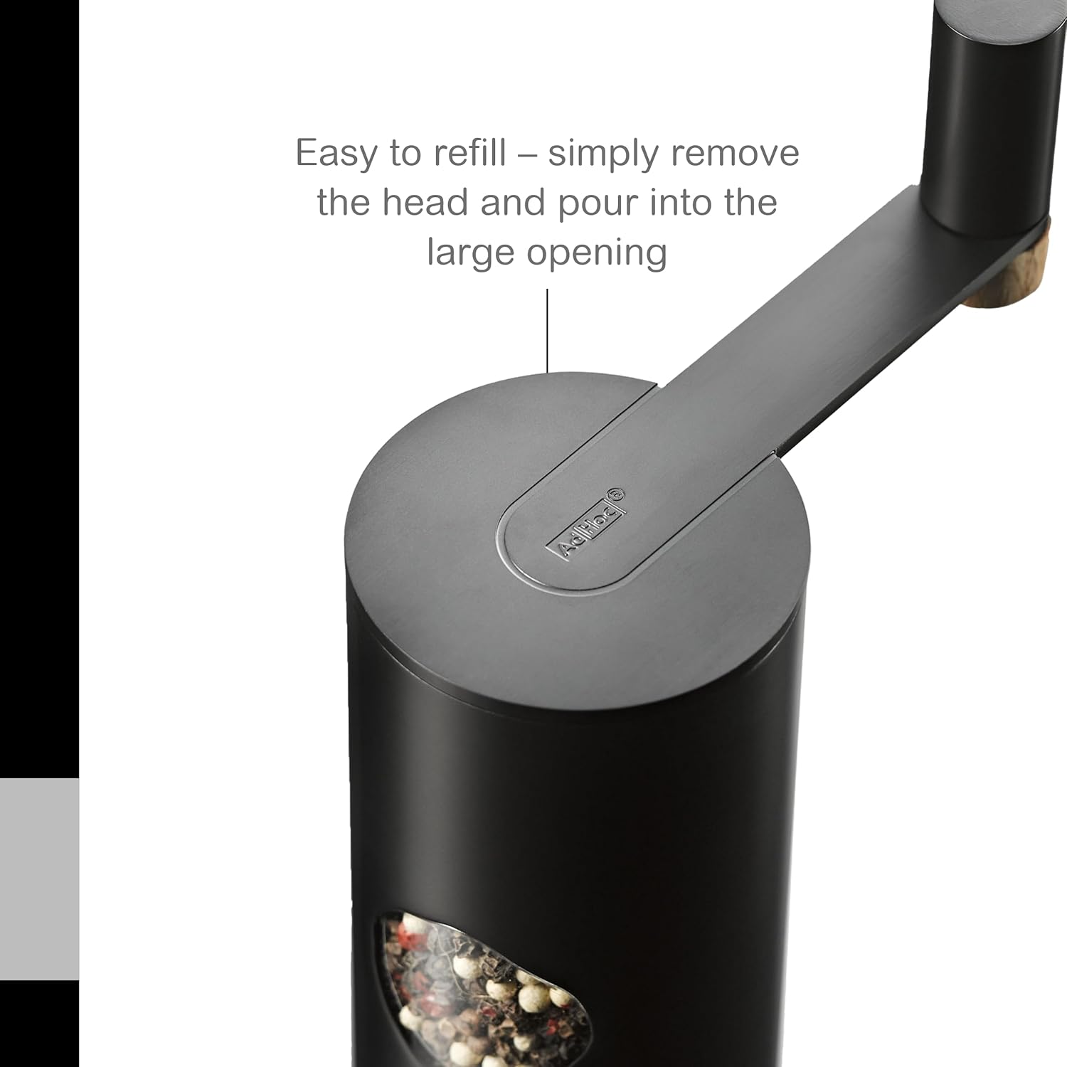 Moulin à sel ou à poivre à engrenages - AdHoc - Moulin à grains - - La Guilde Culinaire