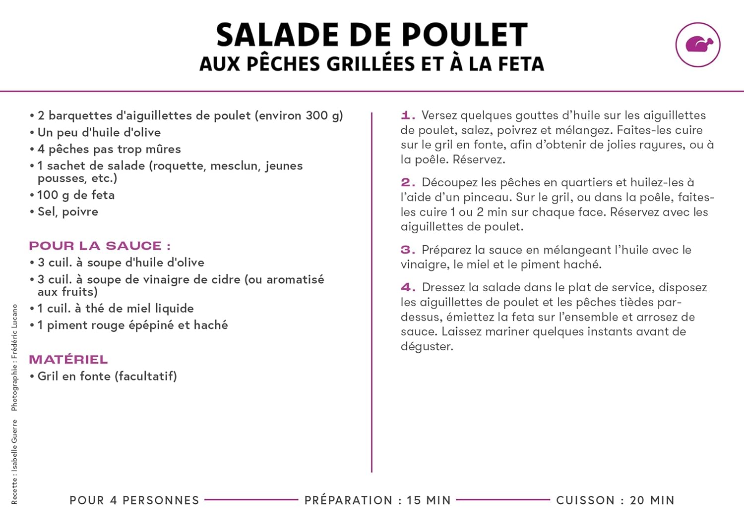 Coffret fiche - Salades - Marabout - Livre de cuisine - - La Guilde Culinaire