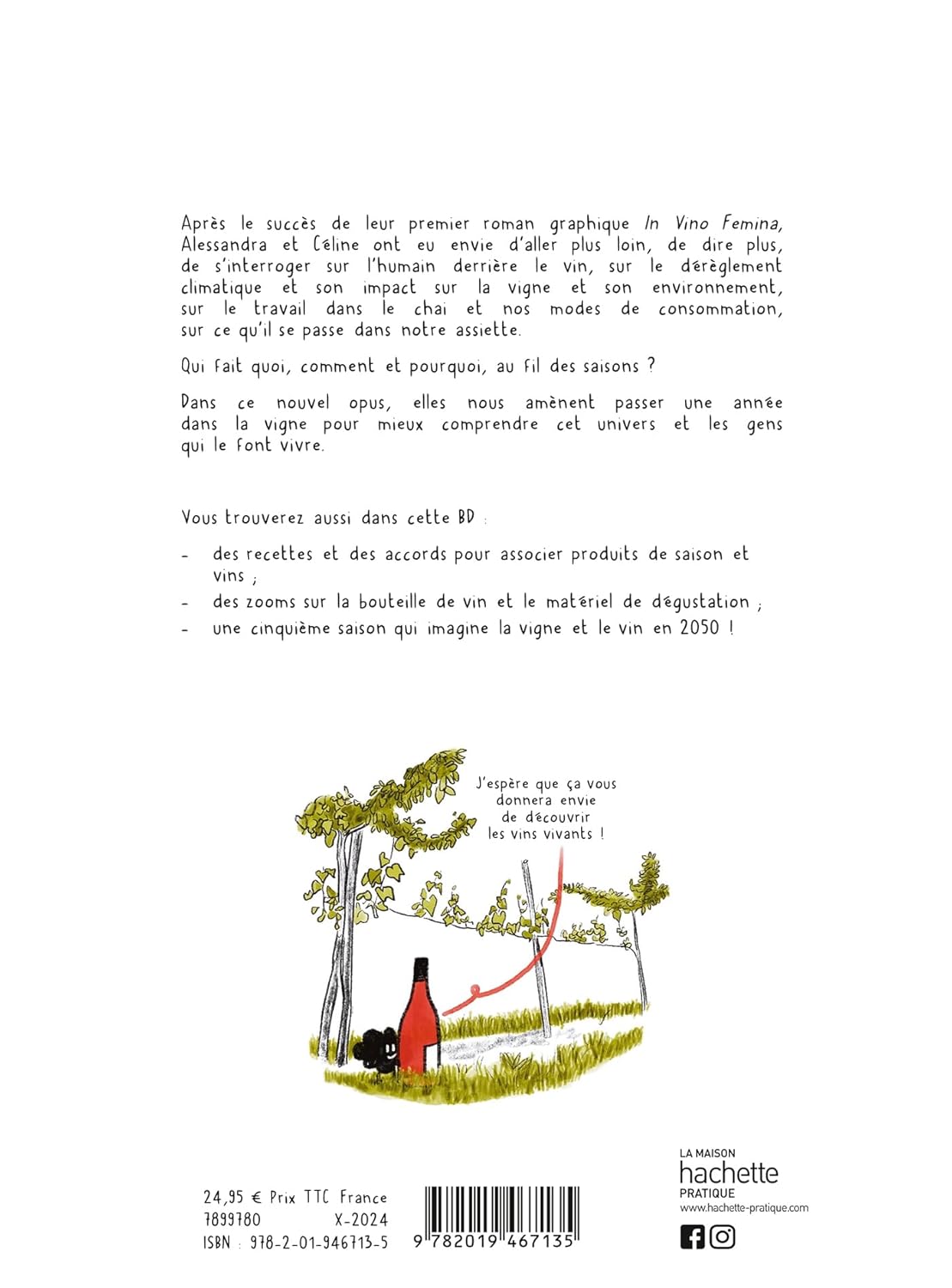 Les 4 saisons du vin ! - Hachette Ed. - Livre d'alcool et boisson - - La Guilde Culinaire