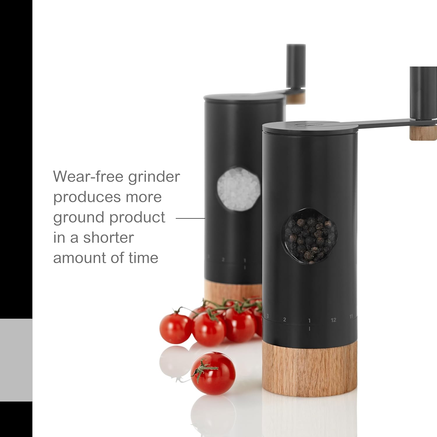 Moulin à sel ou à poivre à engrenages - AdHoc - Moulin à grains - - La Guilde Culinaire