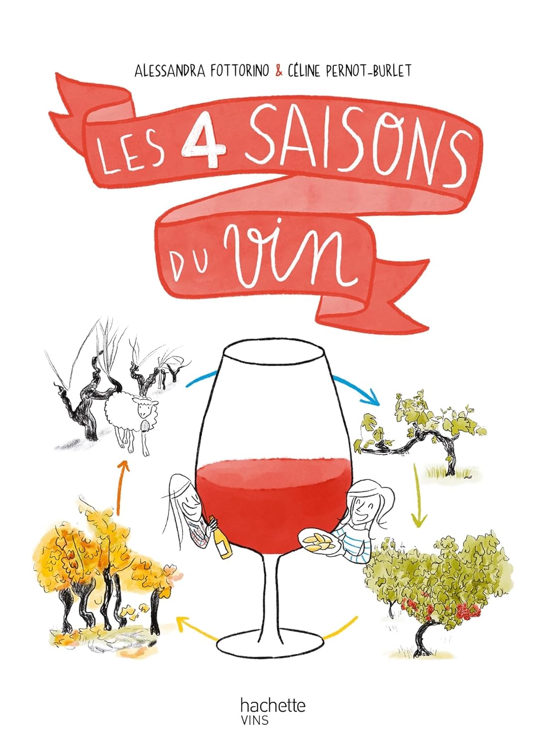 Les 4 saisons du vin ! - Hachette Ed. - Livre d'alcool et boisson - - La Guilde Culinaire