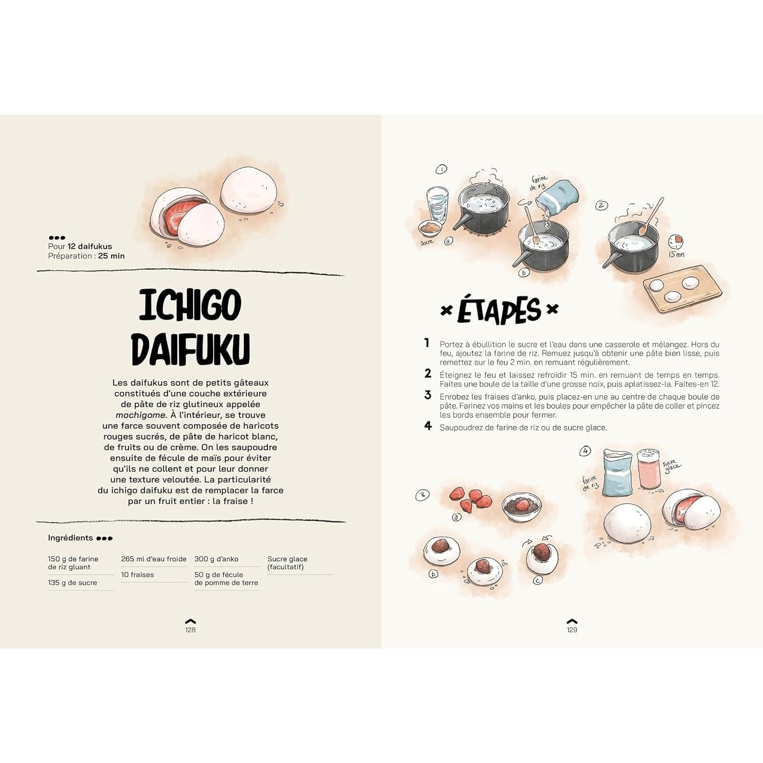 Recettes japonaises en 4 étapes - Hachette Ed. - Livre de cuisine - - La Guilde Culinaire