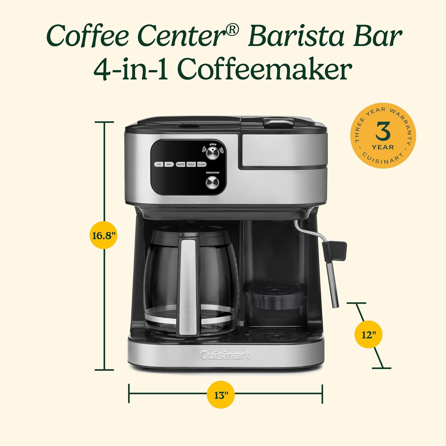 Coffee Center Barista Bar 4-In-1 Coffeemaker