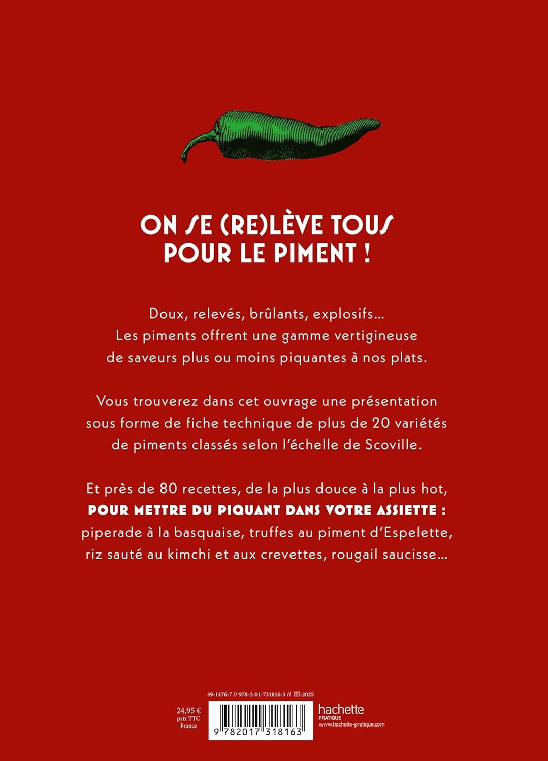 Piments - Hachette Ed. - Livre de cuisine - - La Guilde Culinaire