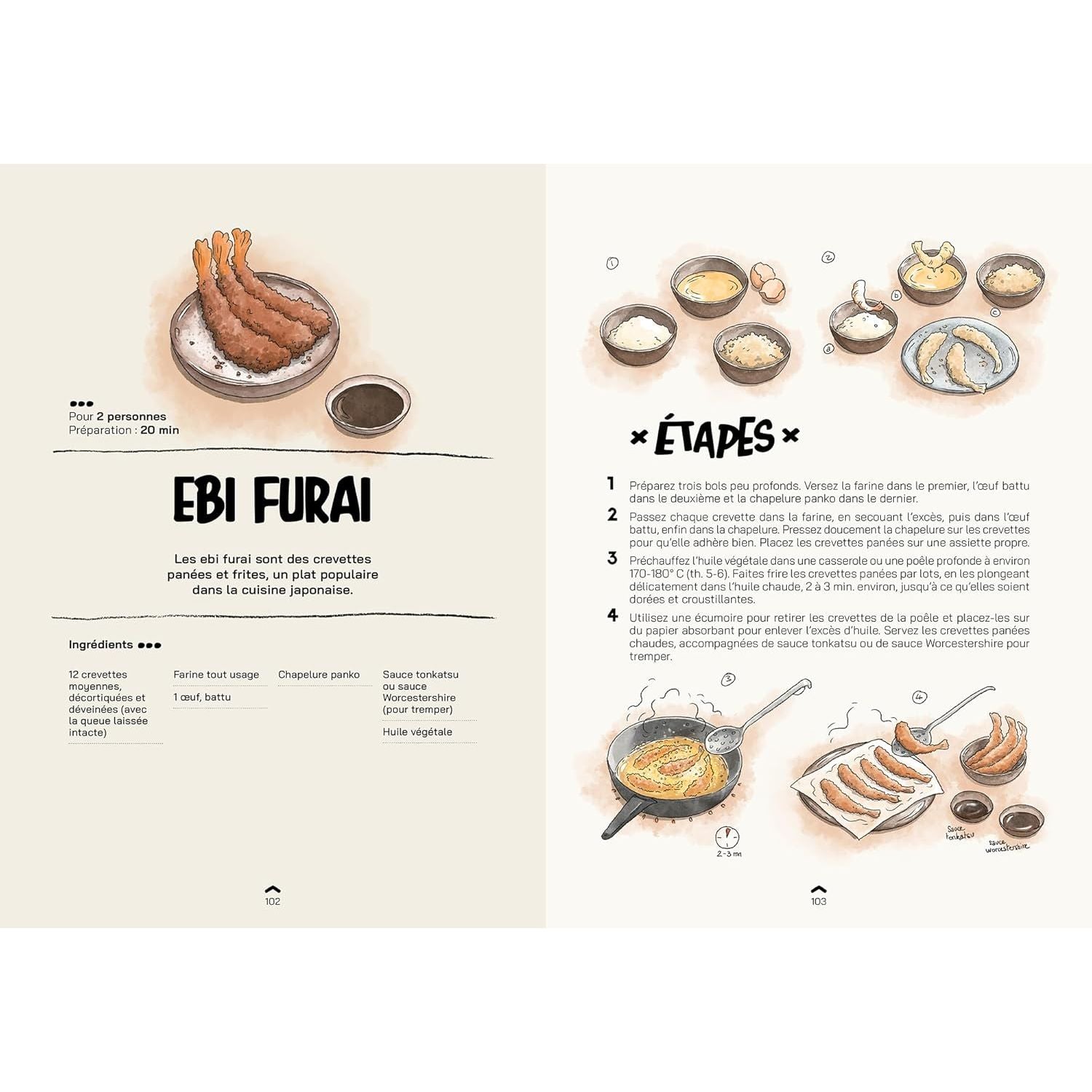 Recettes japonaises en 4 étapes - Hachette Ed. - Livre de cuisine - - La Guilde Culinaire