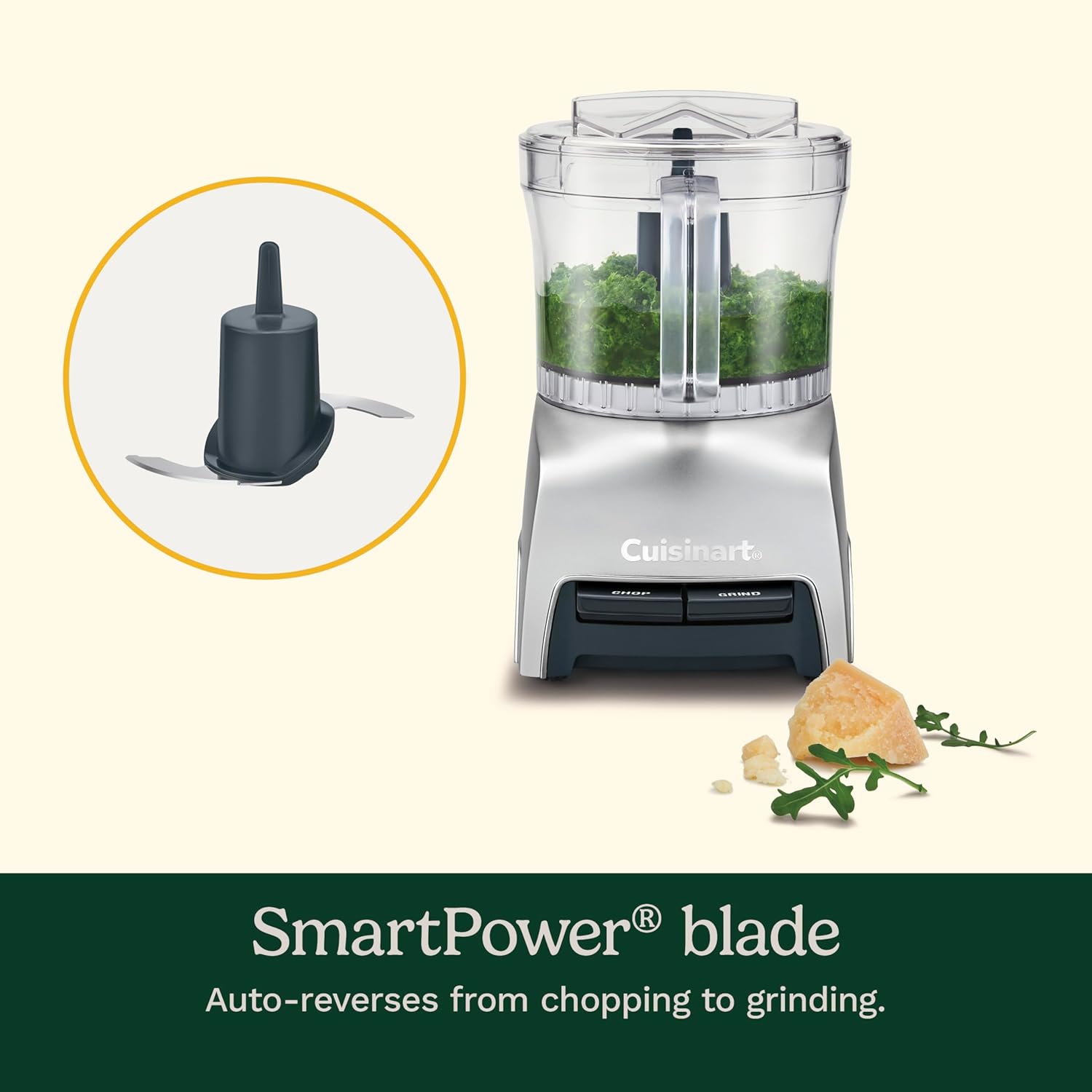 Mini-hachoir de 3 tasses – Blanc - Cuisinart - Broyeur et hachoir - - La Guilde Culinaire