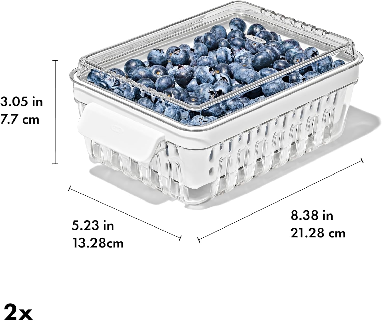 Boîte de conservation pour baies - jeu de 2 - OXO - Contenant pour aliment - - La Guilde Culinaire