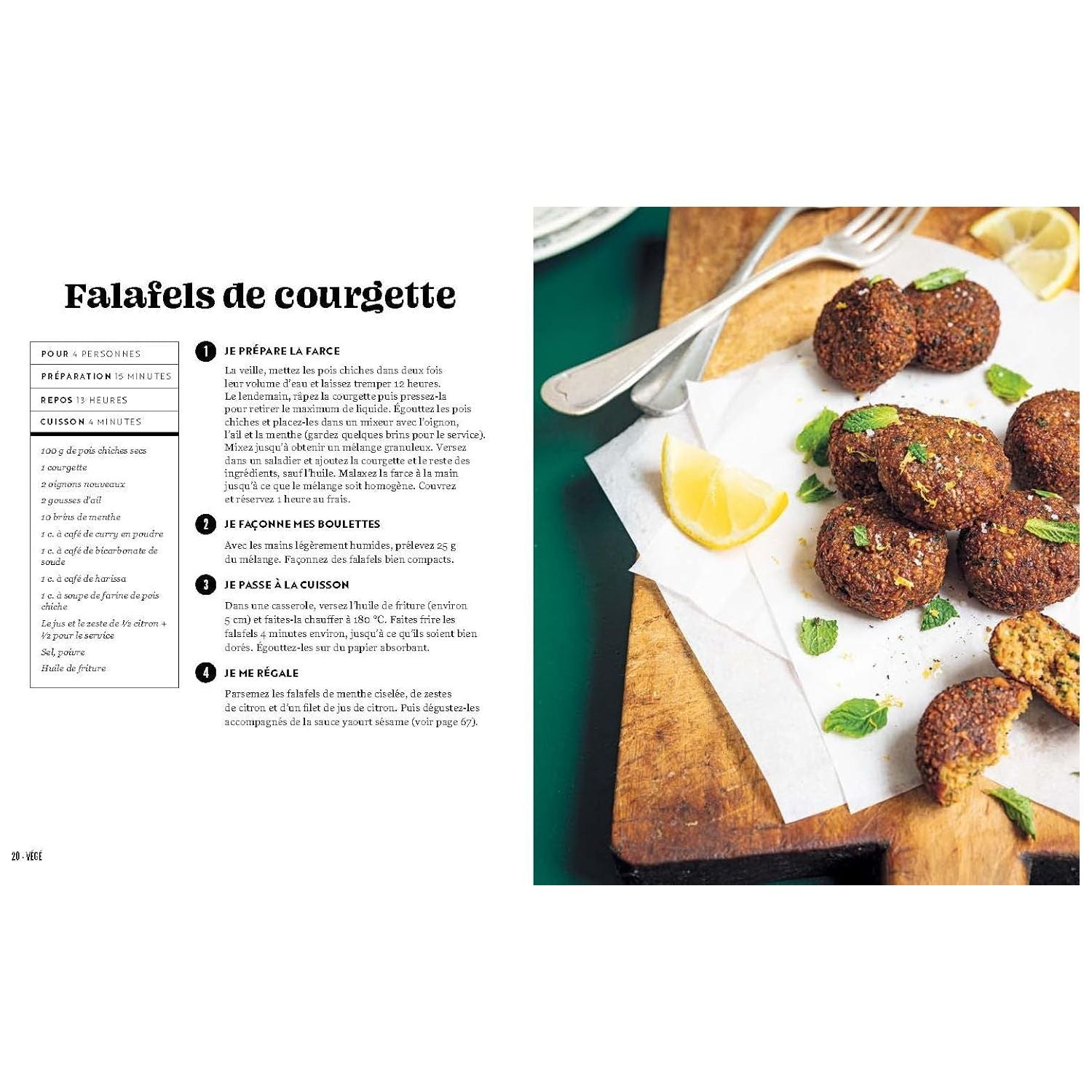 Falafel * - Marabout - Livre de cuisine - - La Guilde Culinaire