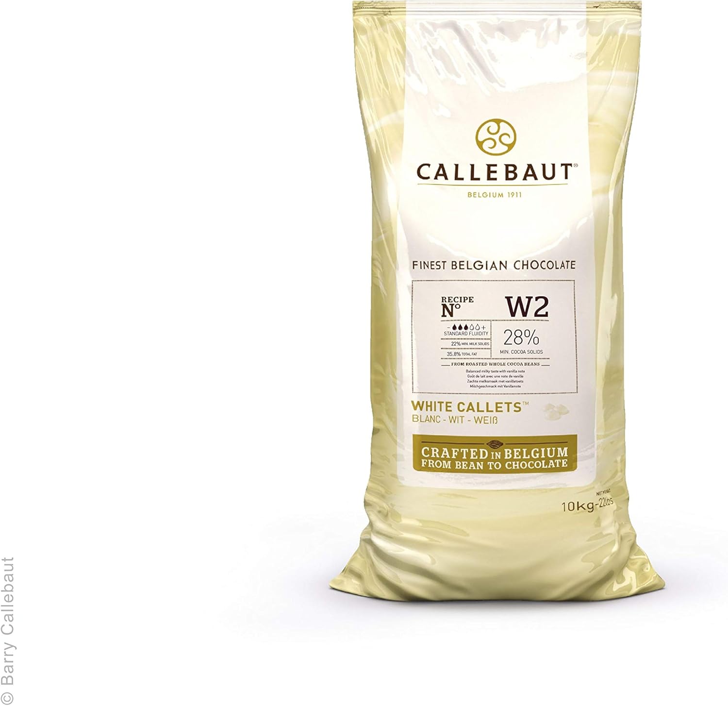 Chocolat Blanc n° W2 10 kg - Callebaut - Chocolat blanc - W2NV-595 - F - La Guilde Culinaire