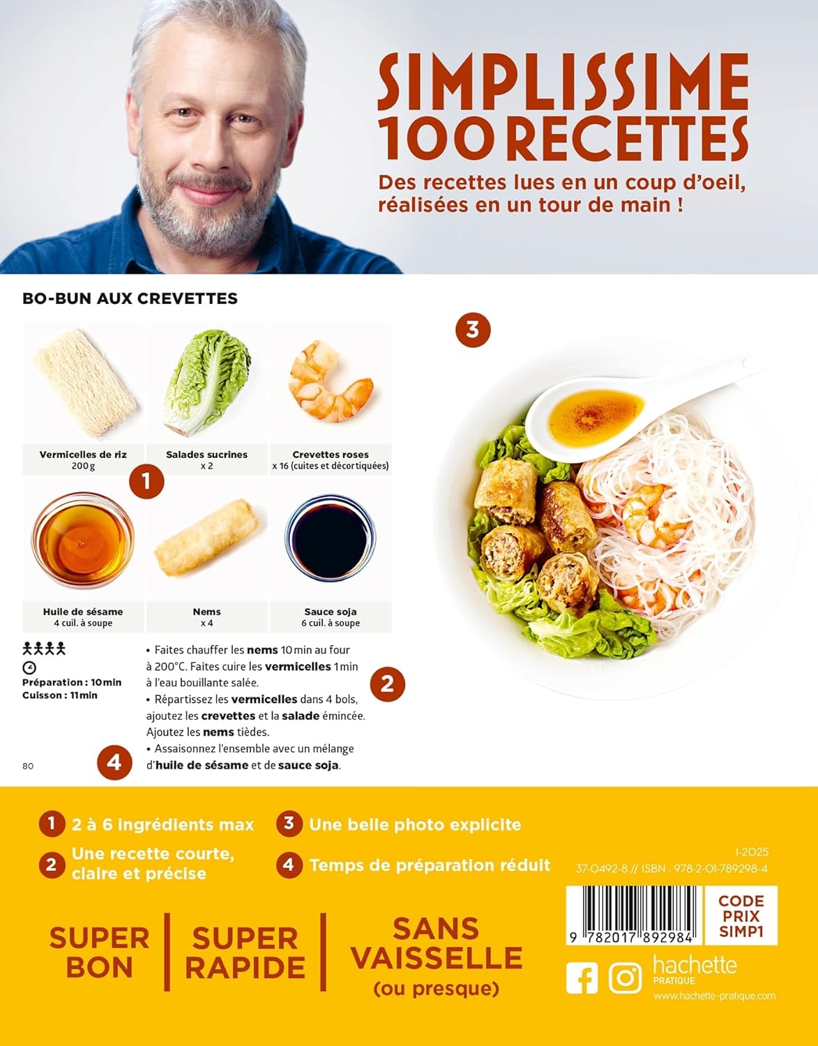 Simplissime : Le meilleur de l'Asie - Hachette Ed. - Livre de cuisine - - La Guilde Culinaire