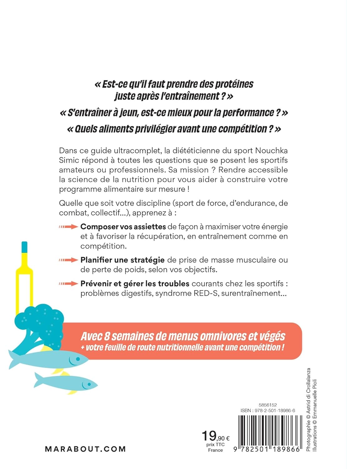 Le nutri'guide du sportif - Marabout - Livre de cuisine - - La Guilde Culinaire