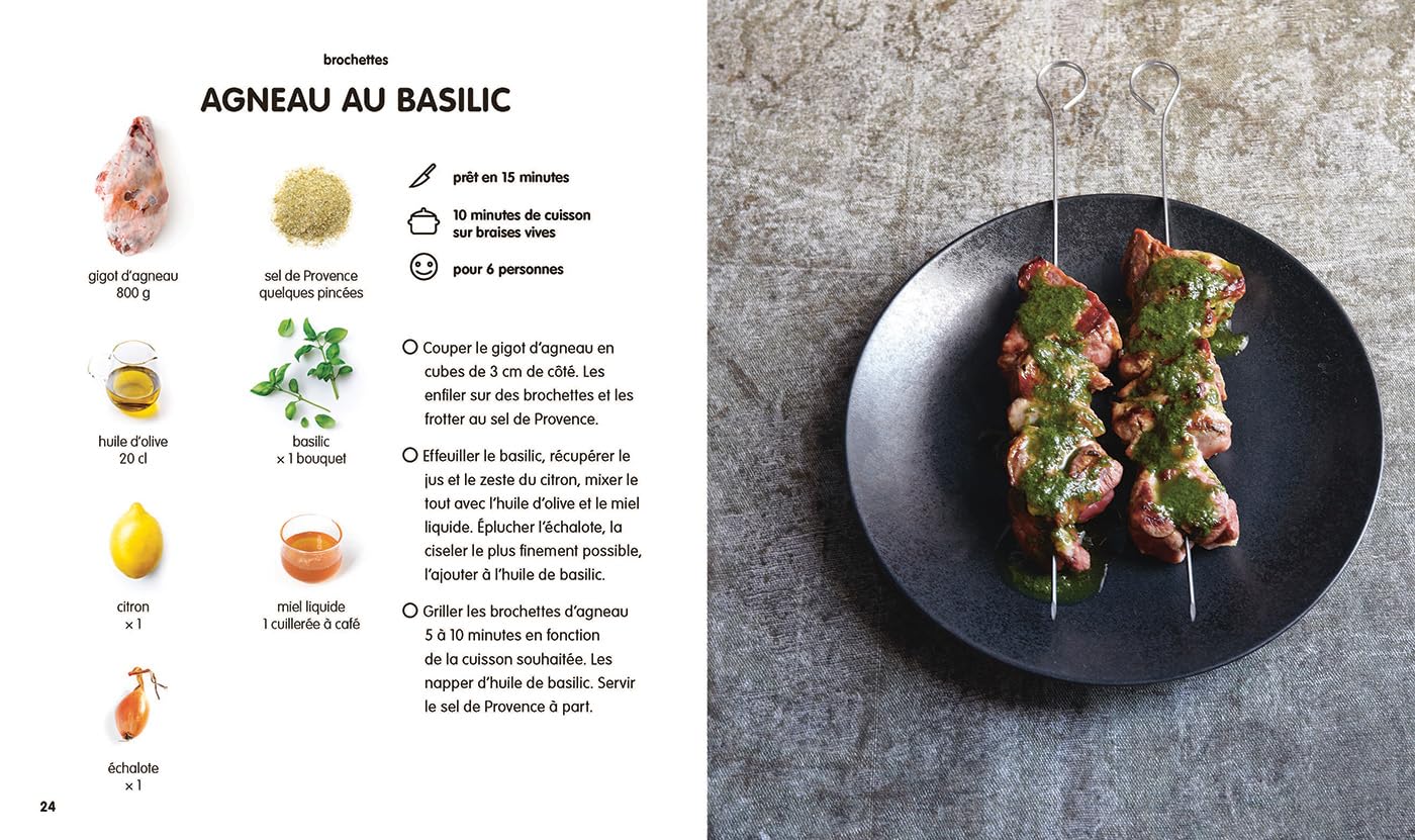 Plancha et barbecue - Marabout - Livre de cuisine - - La Guilde Culinaire