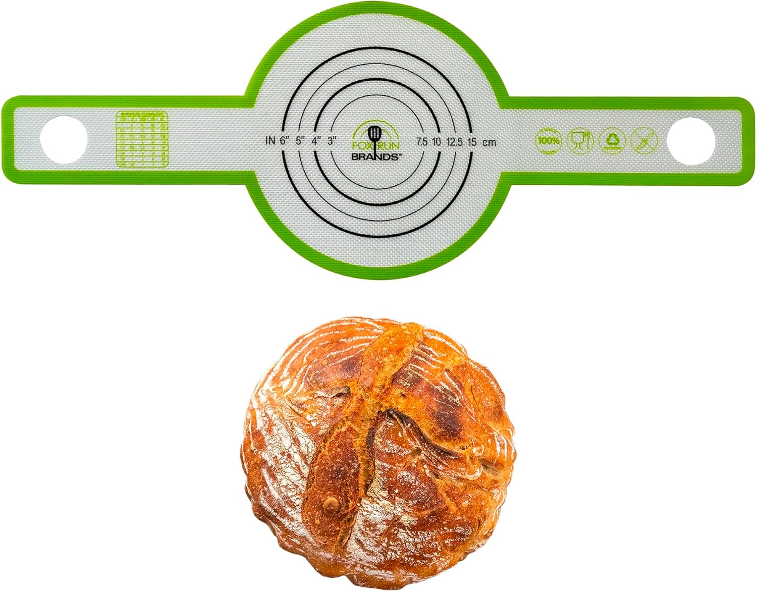 Élingue à pain en silicone - Fox Run - Tapis de pâtisserie - - La Guilde Culinaire