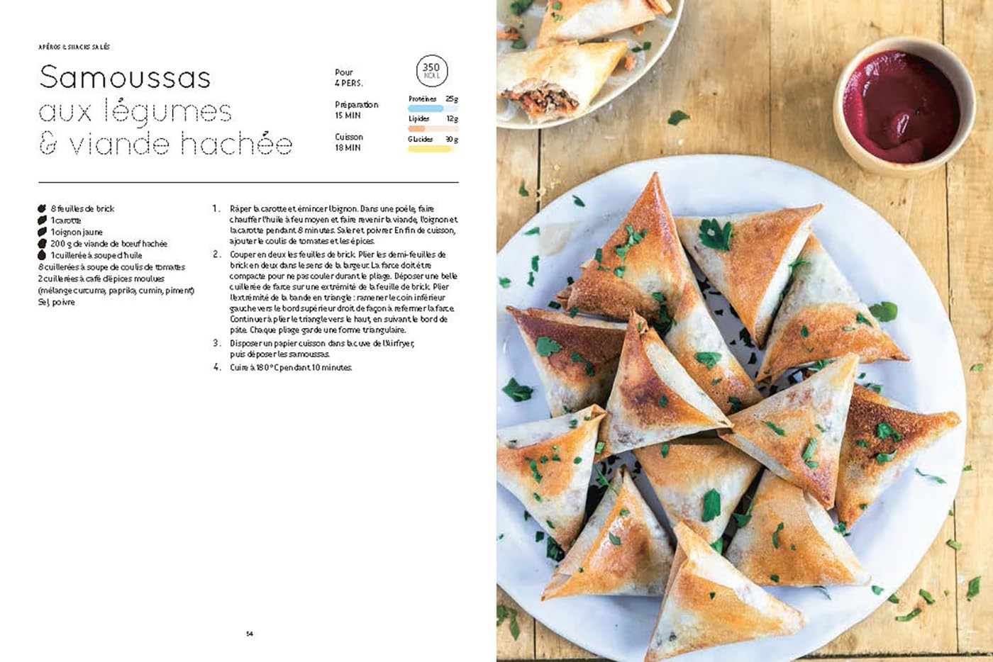 AIRFRYER - Spécial rééquilibrage alimentaire - Marabout - Livre de cuisine - - La Guilde Culinaire