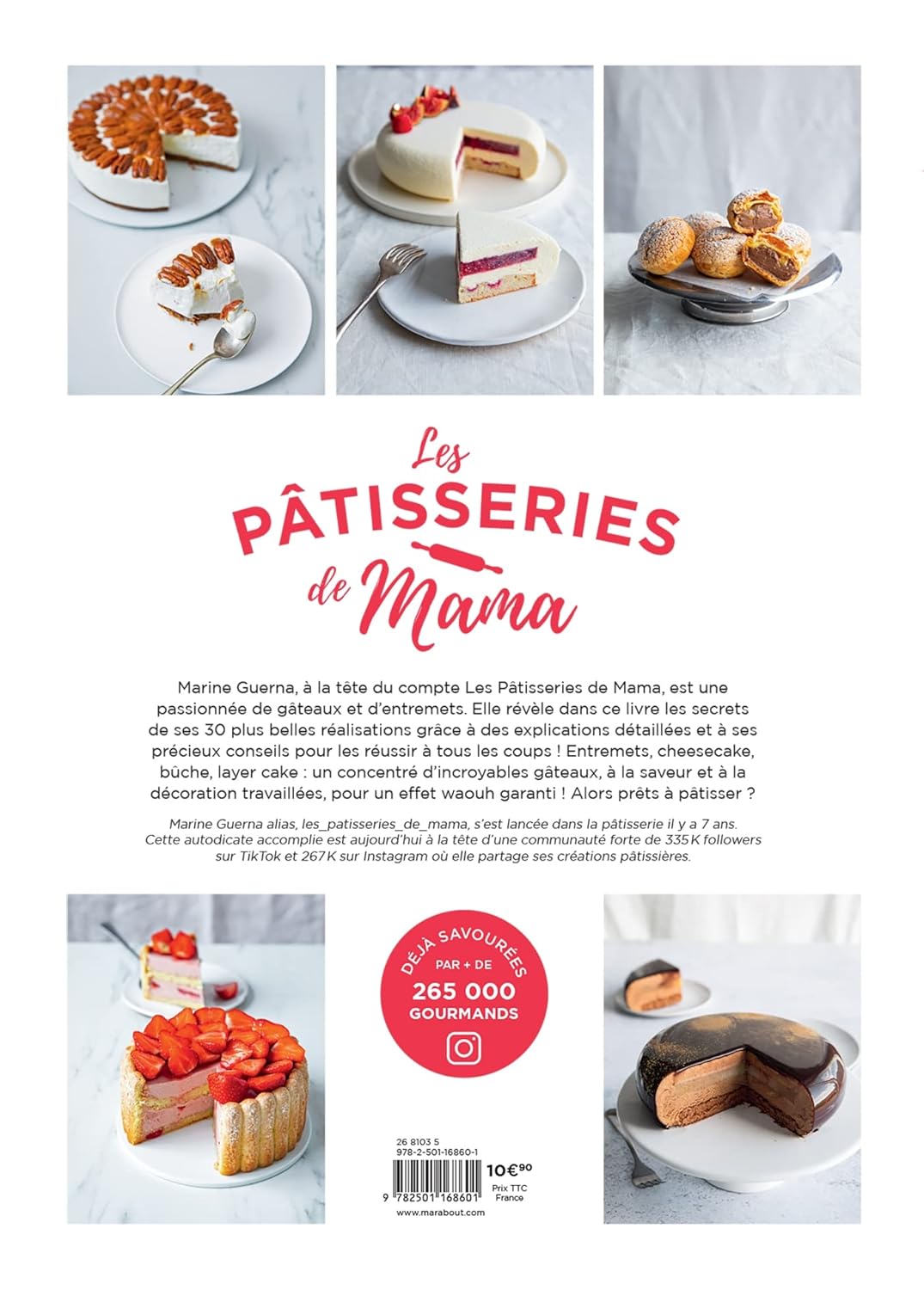 Les pâtisseries de Mama – Gâteaux & Entremets - Marabout - Livre de pâtisserie - - La Guilde Culinaire