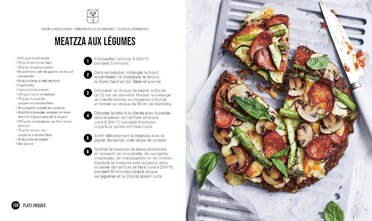 Airfryer - Recettes express - Marabout - Livre de cuisine - - La Guilde Culinaire