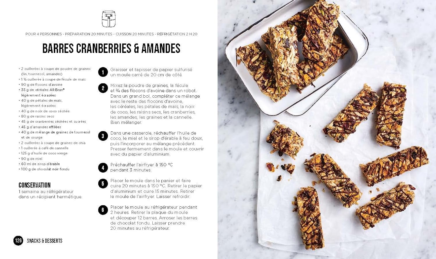 Airfryer - Recettes express - Marabout - Livre de cuisine - - La Guilde Culinaire