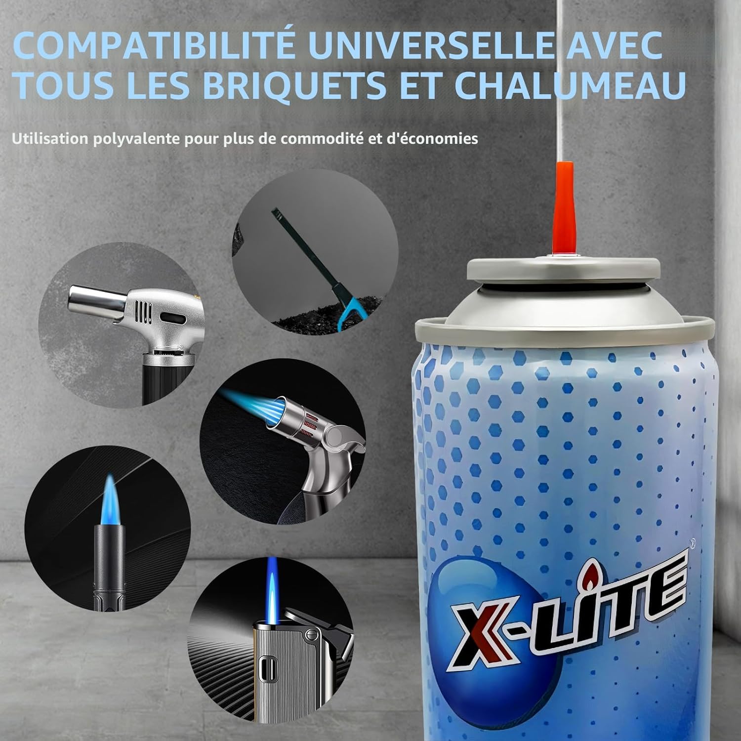 Recharge de butane universel - Vitantonio - Recharge de butane - - La Guilde Culinaire
