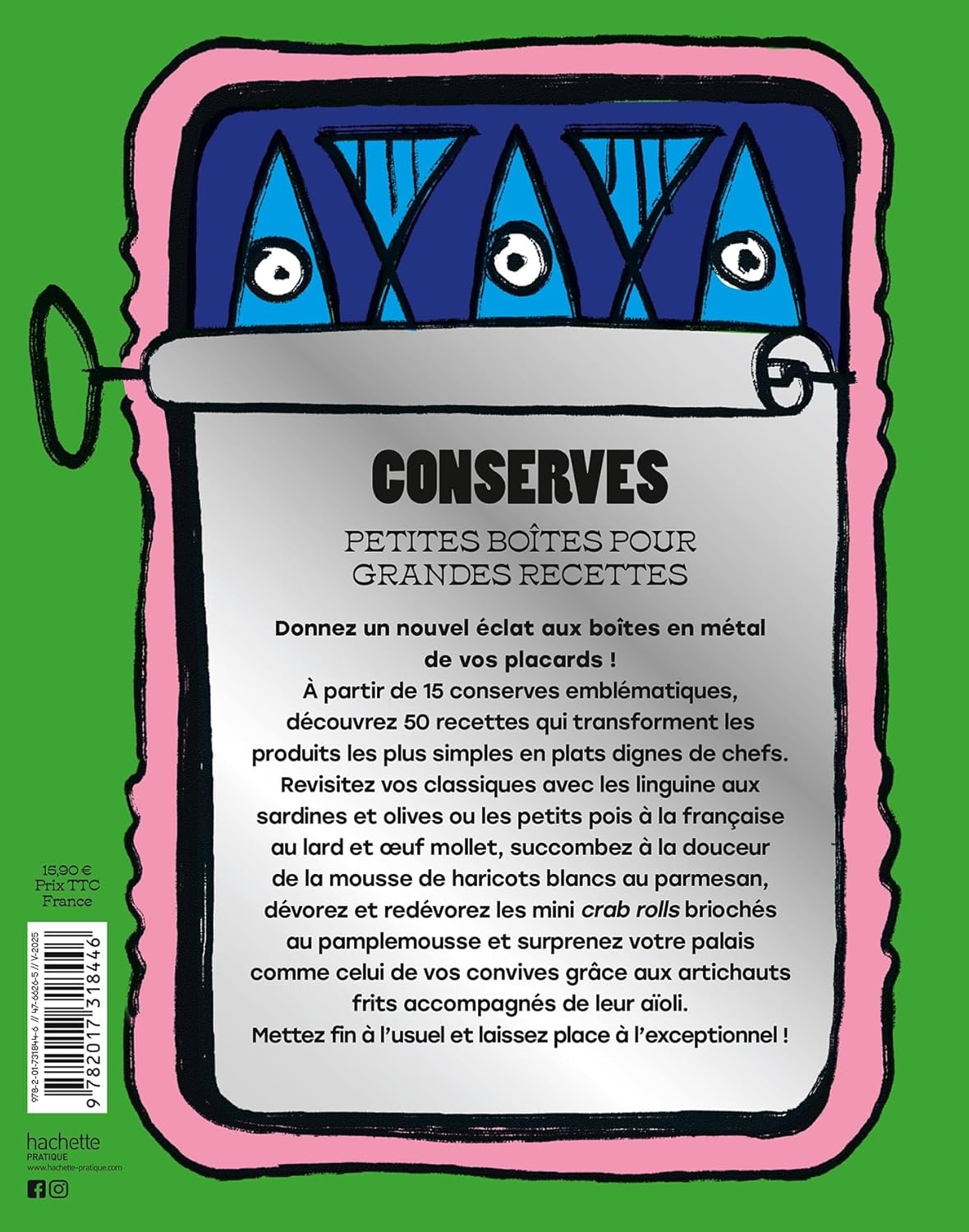 Conserves : Petites boîtes pour grandes recettes - Hachette Ed. - Livre de cuisine - - La Guilde Culinaire