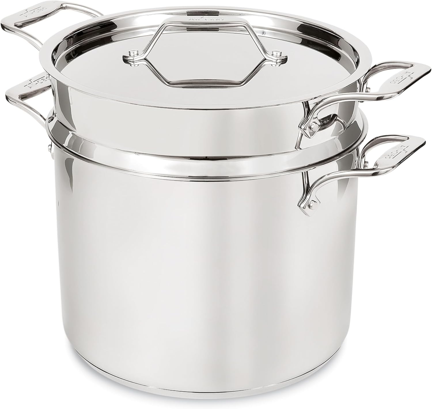 All-Clad 12L Multipot avec insert & couvercle - All-Clad - Batterie de cuisine - - La Guilde Culinaire