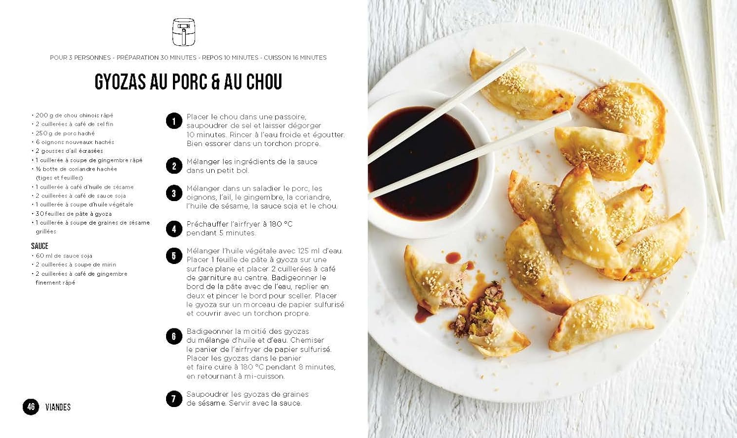Airfryer - Recettes express - Marabout - Livre de cuisine - - La Guilde Culinaire