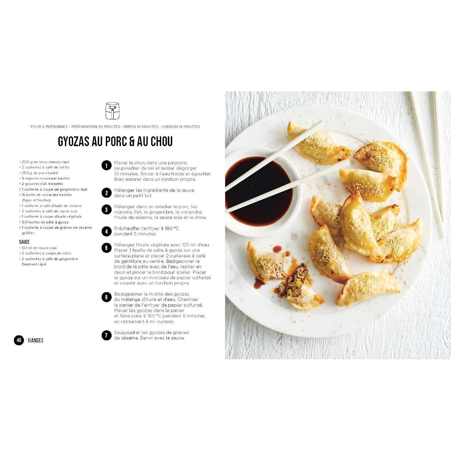 Airfryer - Recettes express - Marabout - Livre de cuisine - - La Guilde Culinaire