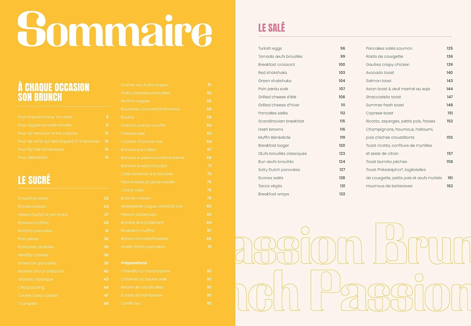 Par amour du brunch - Hachette Ed. - Livre de cuisine - - La Guilde Culinaire