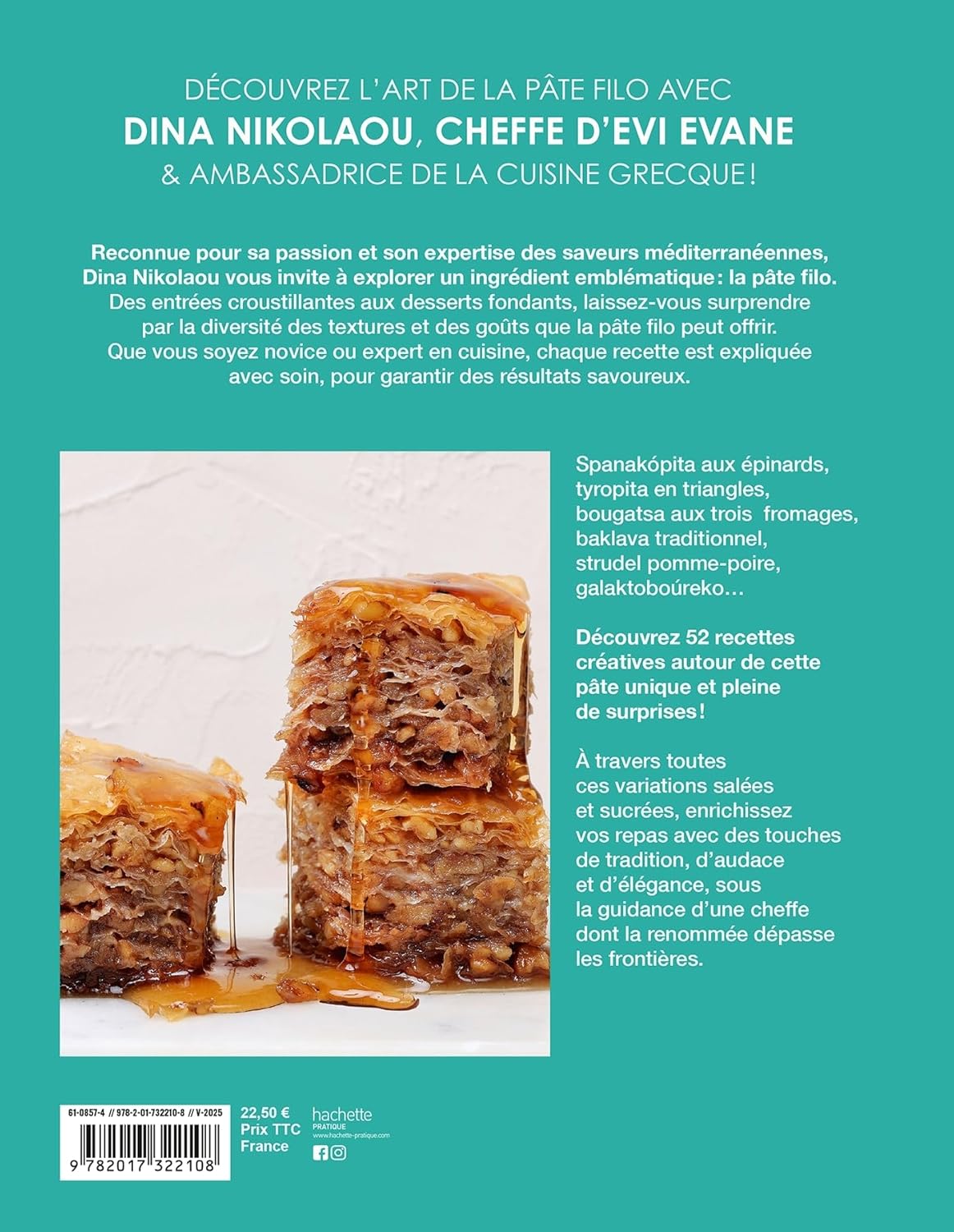 FILOsophie : 50 variations sucrées et salées autour de la pâte filo - Hachette Ed. - Livre de cuisine - - La Guilde Culinaire