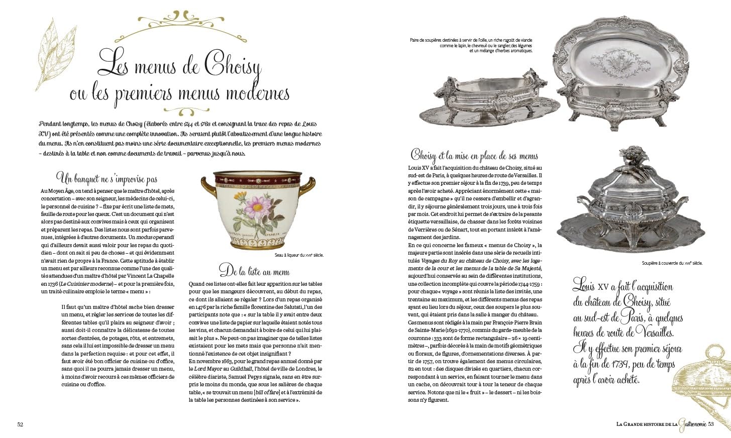 La Grande Histoire de la Gastronomie - Larousse Ed. - Livre de cuisine - - La Guilde Culinaire