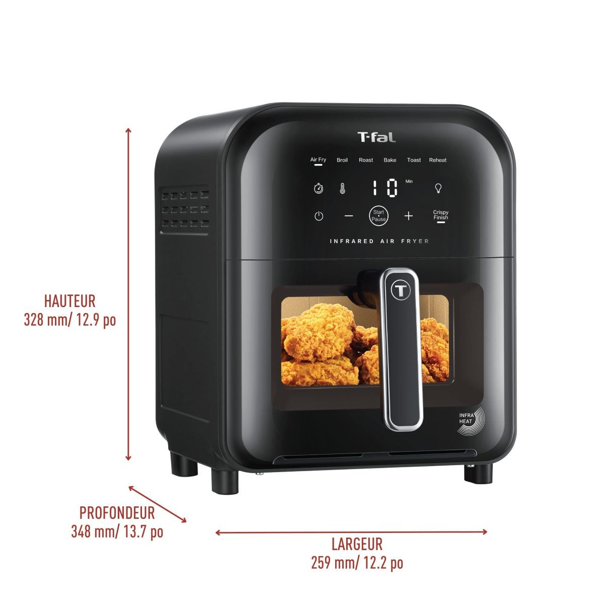 T-fal Friteuse à air infrarouge 7-en-1 6L/6.3QT - T-fal - Air fryer - - La Guilde Culinaire