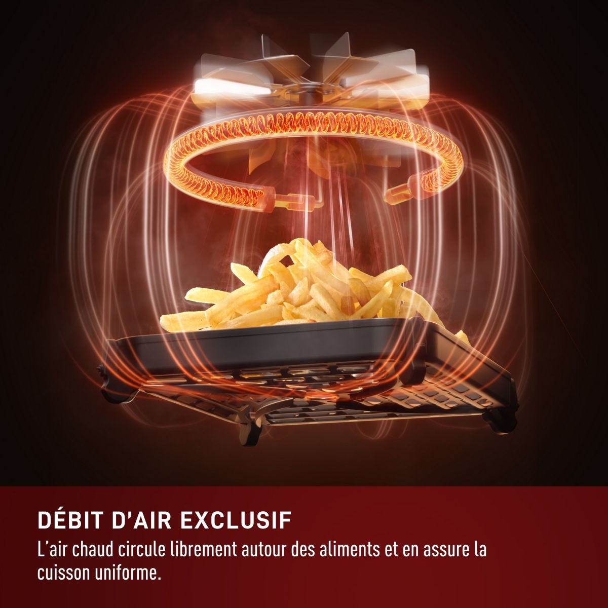 T-fal Friteuse à air infrarouge 7-en-1 6L/6.3QT - T-fal - Air fryer - - La Guilde Culinaire