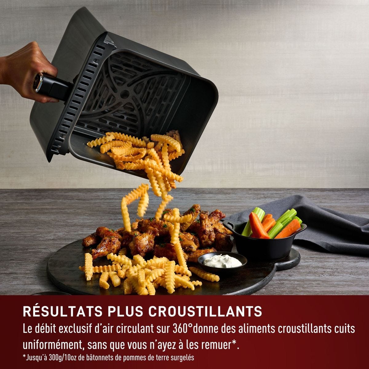 T-fal Friteuse à air infrarouge 7-en-1 6L/6.3QT - T-fal - Air fryer - - La Guilde Culinaire