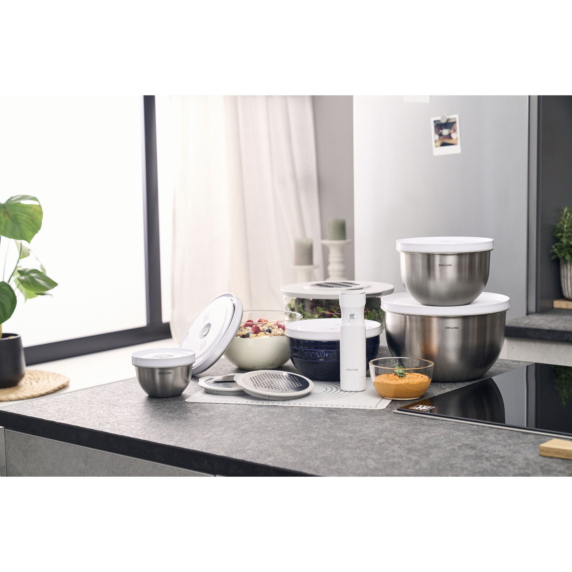 Set de bols S/M/L / 3 pièces, acier inoxydable, argent - Zwilling - Bol à mélanger - - La Guilde Culinaire