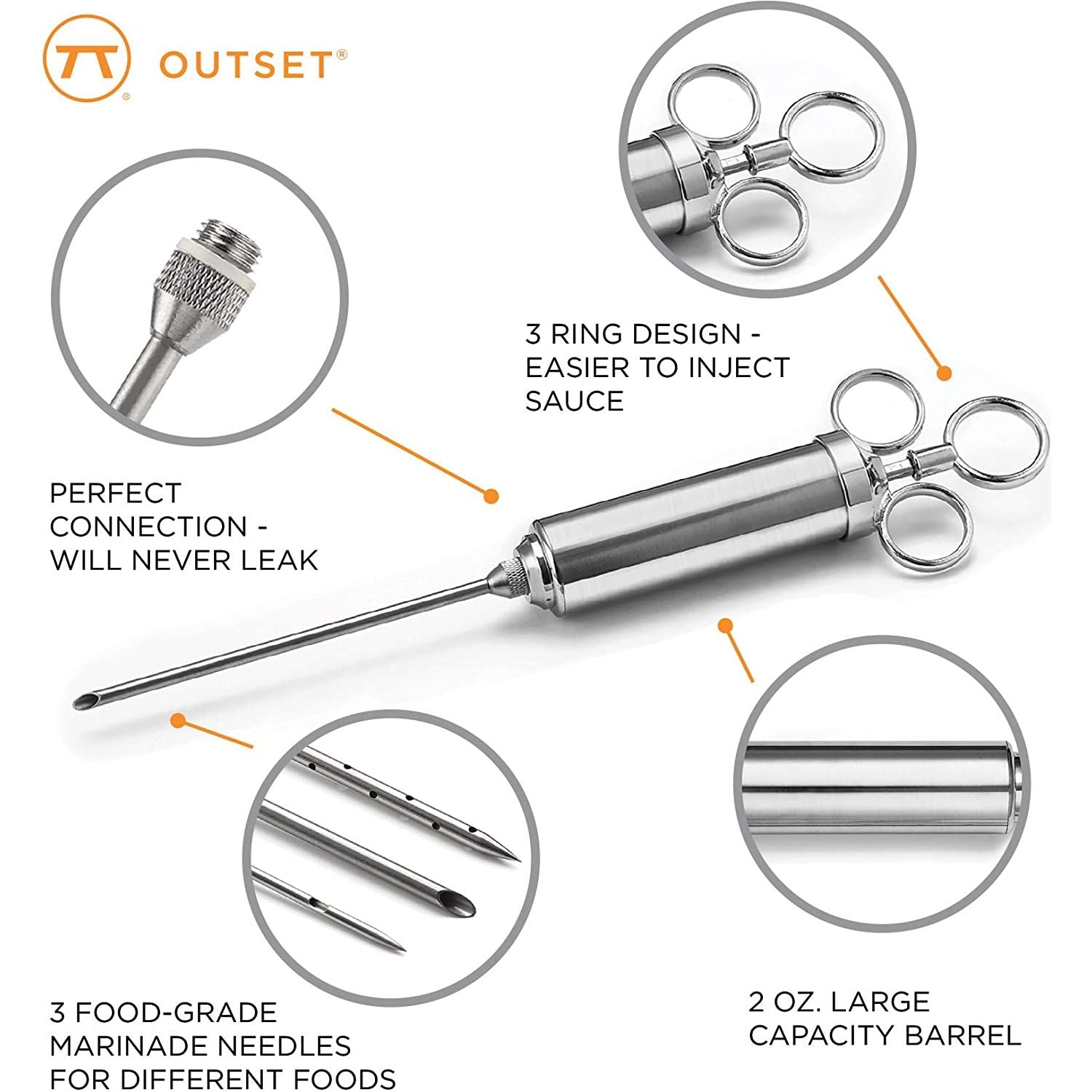 Set d'injecteur 6 pcs - Fox Run - Accessoire - - La Guilde Culinaire