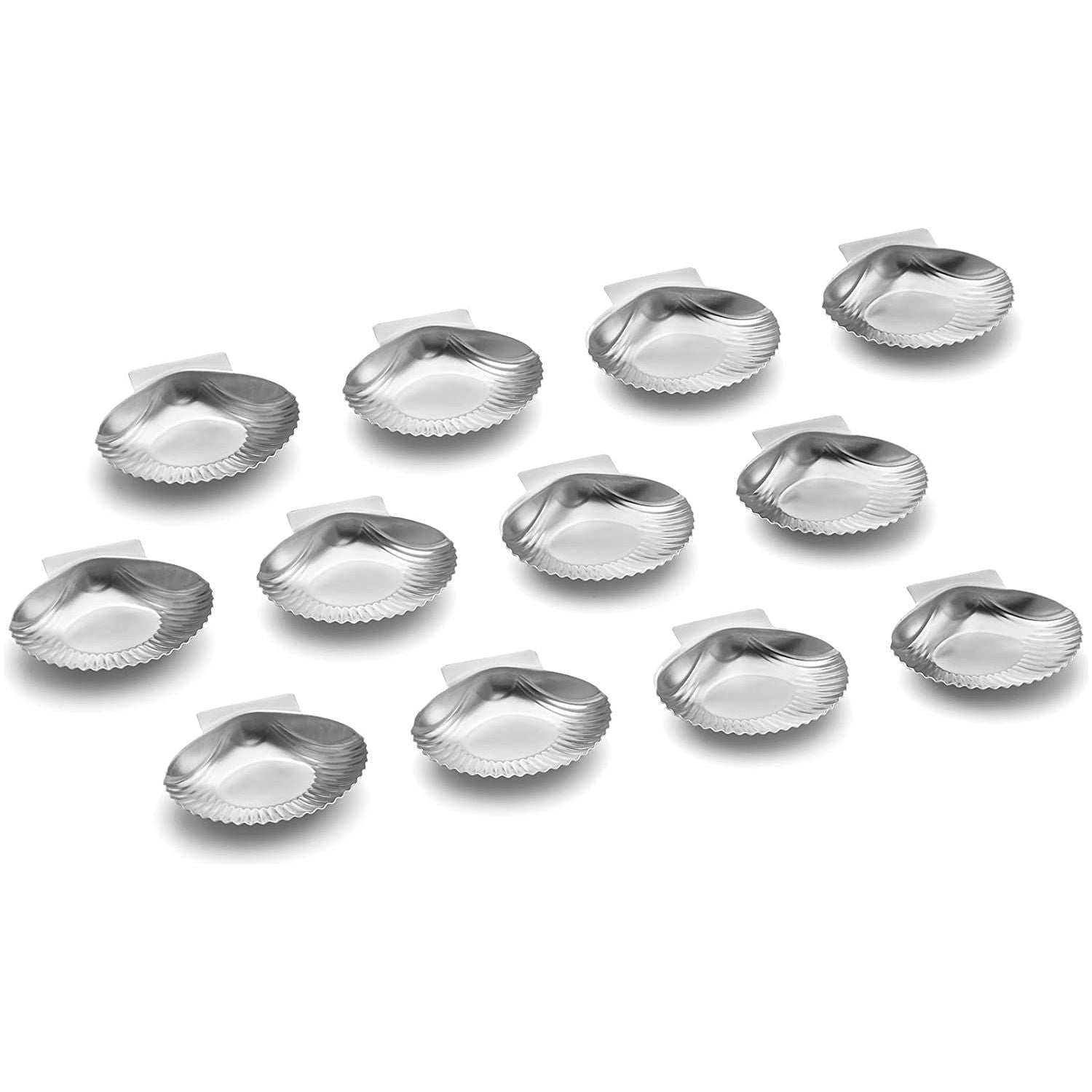 Coquillages en inox ( ensemble de 12) - Outset - Coquille d'huître - - La Guilde Culinaire