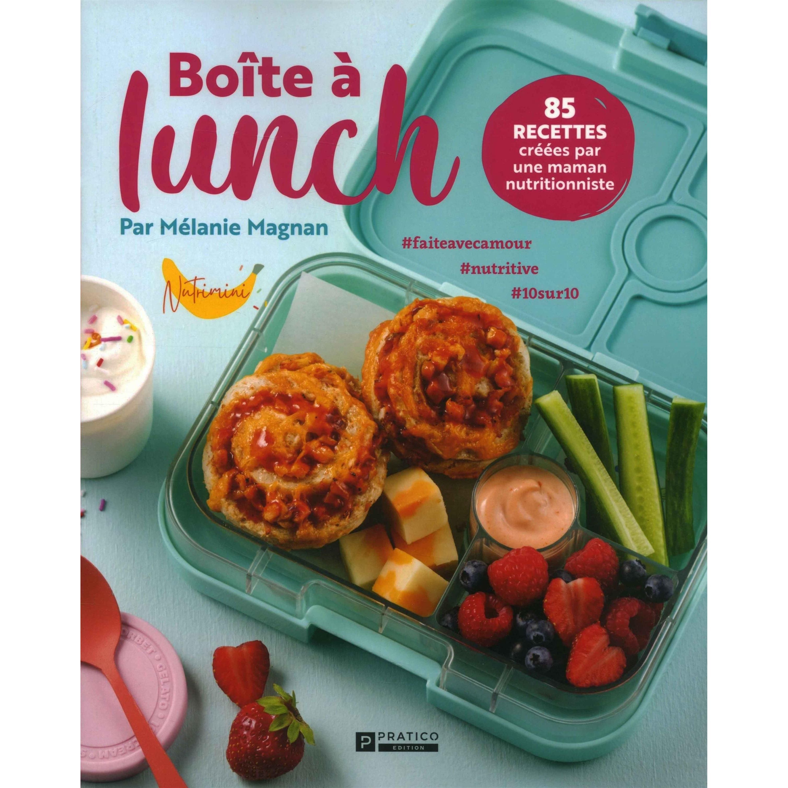 Boîte à lunch - Tome 1 - Pratico Ed. - Livre de cuisine - - La Guilde Culinaire