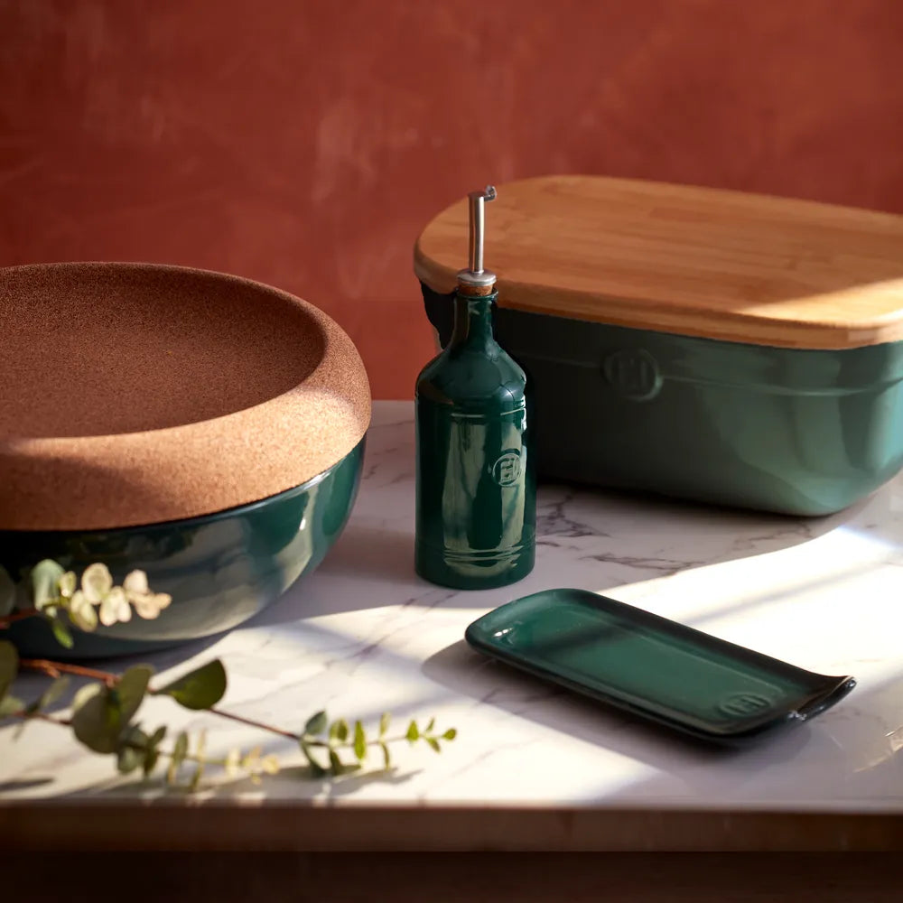 Huilier - Emile Henry - Emile Henry - Bouteille pour l'huile et vinaigre - - La Guilde Culinaire