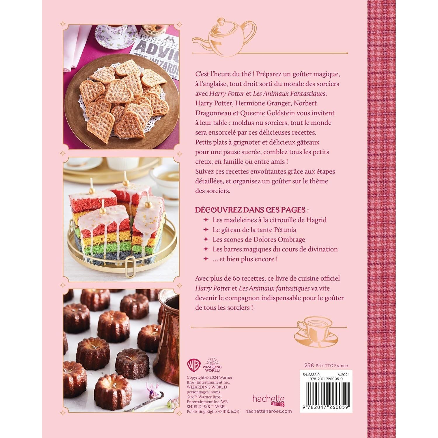 Harry Potter - Goûters Enchantés - Hachette Ed. - Livre de cuisine - - La Guilde Culinaire