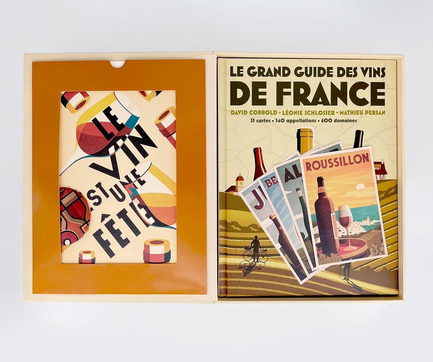 Coffret Les vins de France - Hachette Ed. - Livre d'alcool et boisson - - La Guilde Culinaire