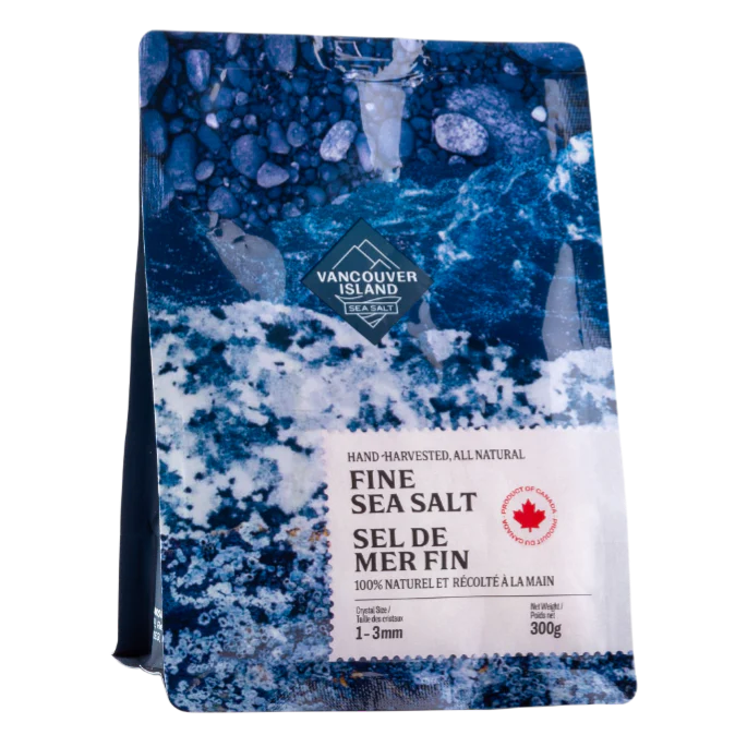 Sel de mer fin (sac de 300g) - VANCOUVER ISLAND SEA SALT - VANCOUVER ISLAND SEA SALT - Sel - - La Guilde Culinaire