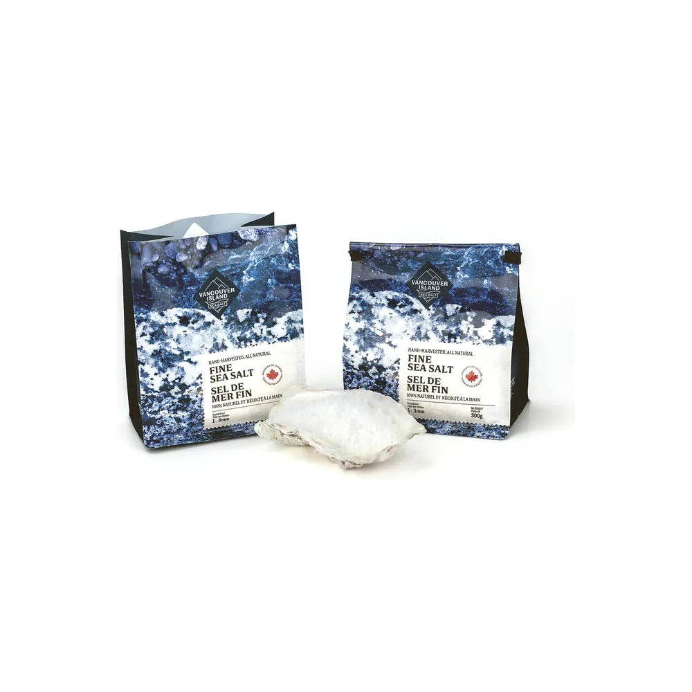 Sel de mer fin (sac de 300g) - VANCOUVER ISLAND SEA SALT - VANCOUVER ISLAND SEA SALT - Sel - - La Guilde Culinaire