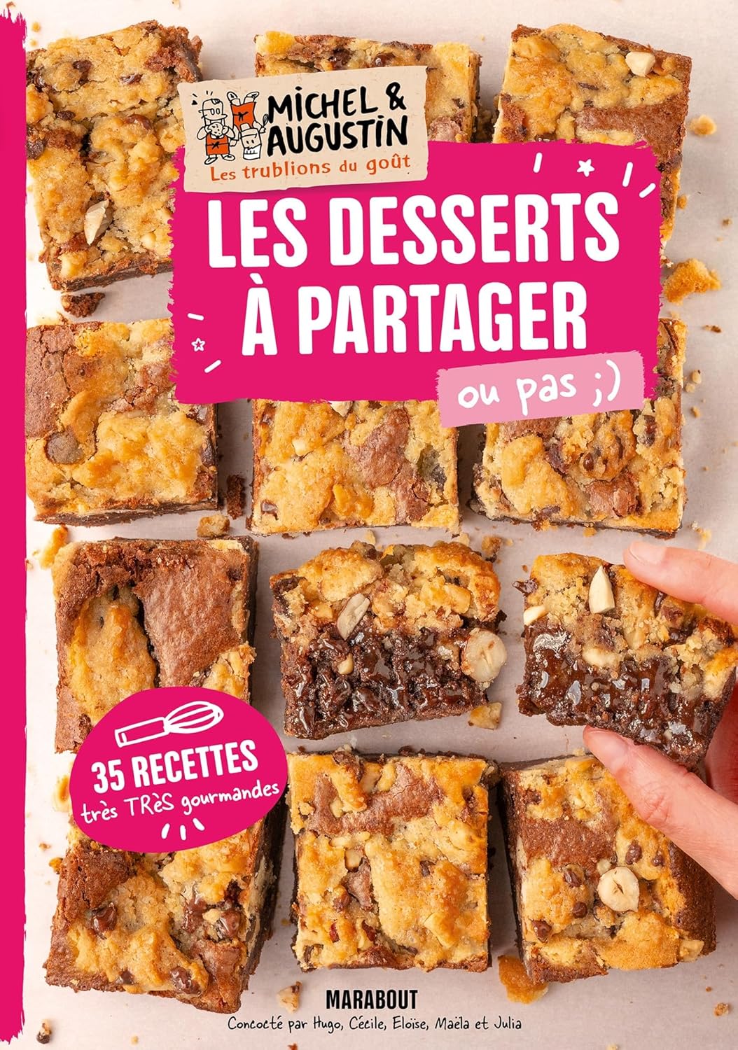 Les desserts à partager ou pas - Marabout - Livre de cuisine - - La Guilde Culinaire