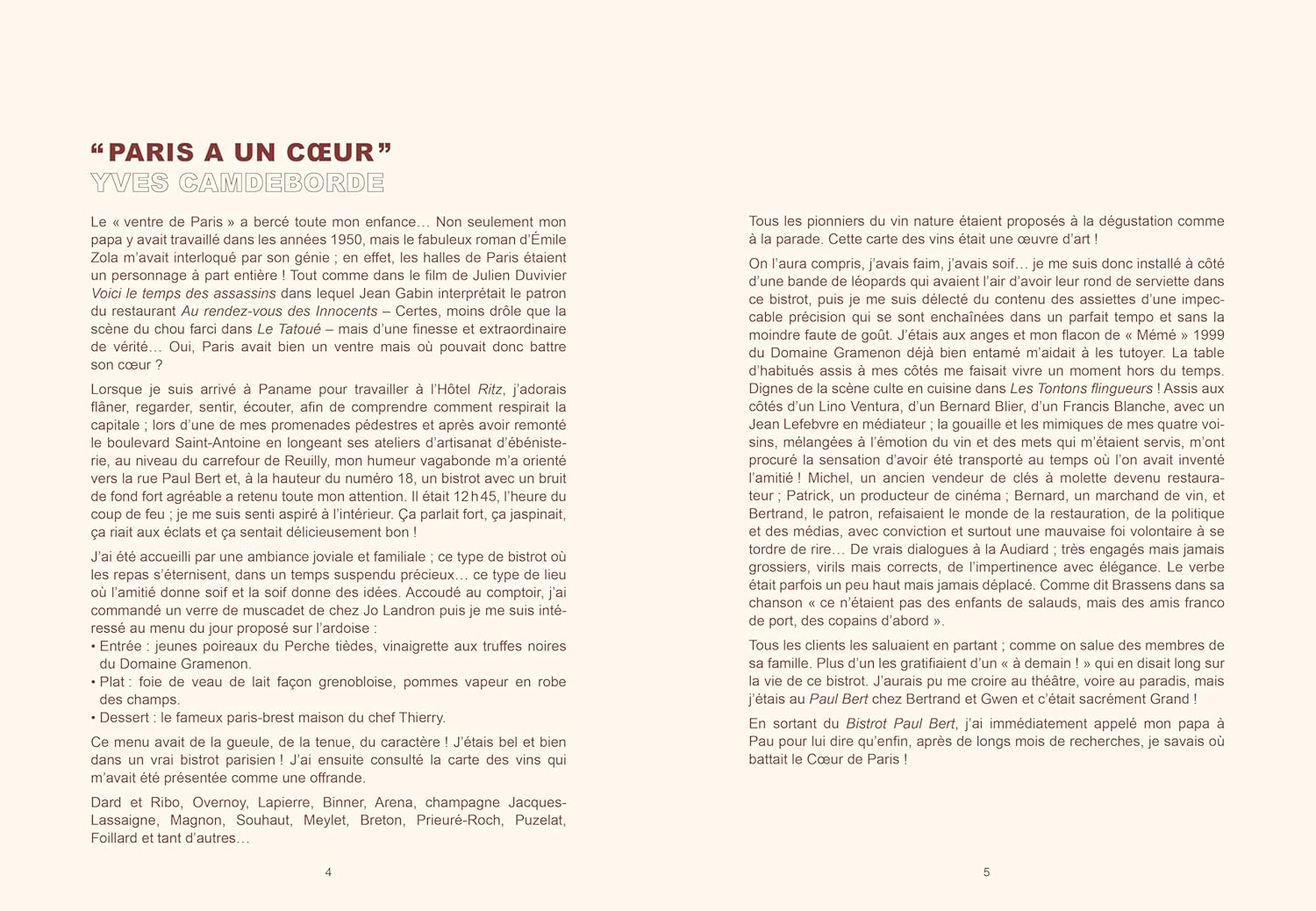 Le Paul Bert : Les recettes cultes d'un vrai bistrot parisien - Hachette Ed. - Livre de cuisine - - La Guilde Culinaire