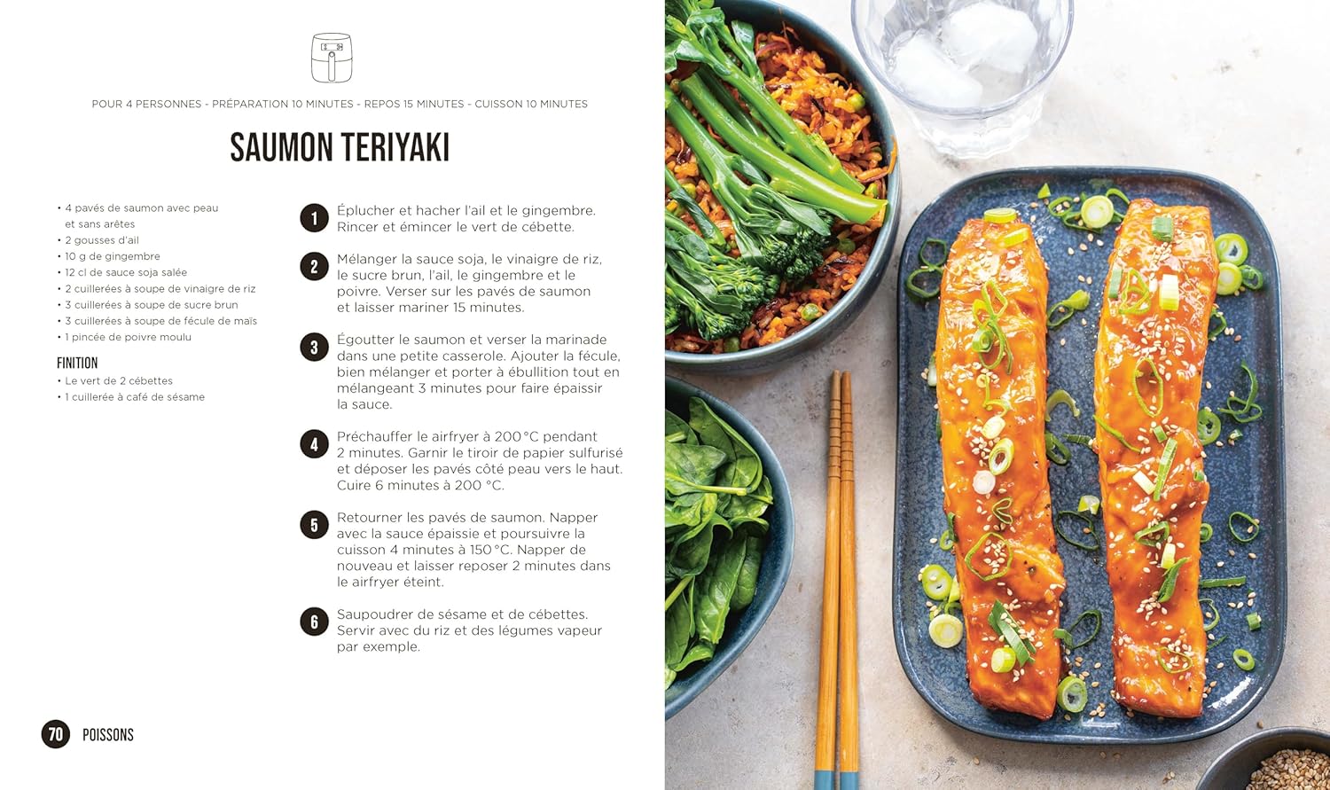 Airfryer - Recettes asiatiques - Marabout - Livre de cuisine - - La Guilde Culinaire