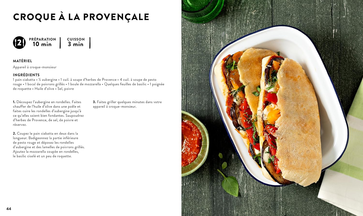 Croque-monsieur - Hachette Ed. - Livre de cuisine - - La Guilde Culinaire