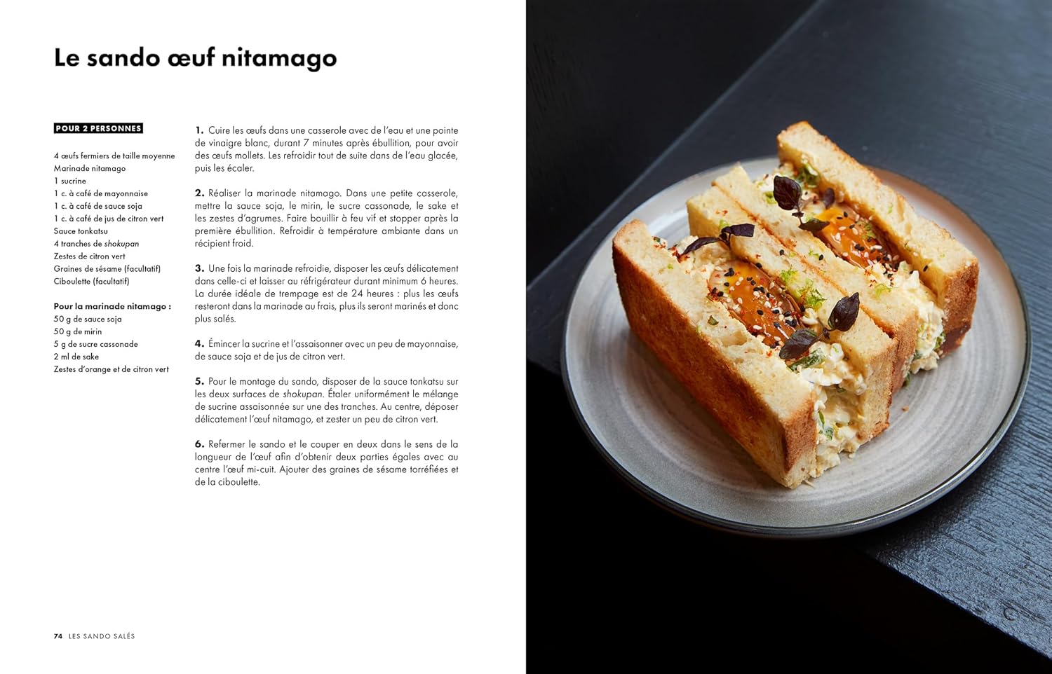 Sando : l'art du sandwich japonais - Hachette Ed. - Livre de cuisine - - La Guilde Culinaire