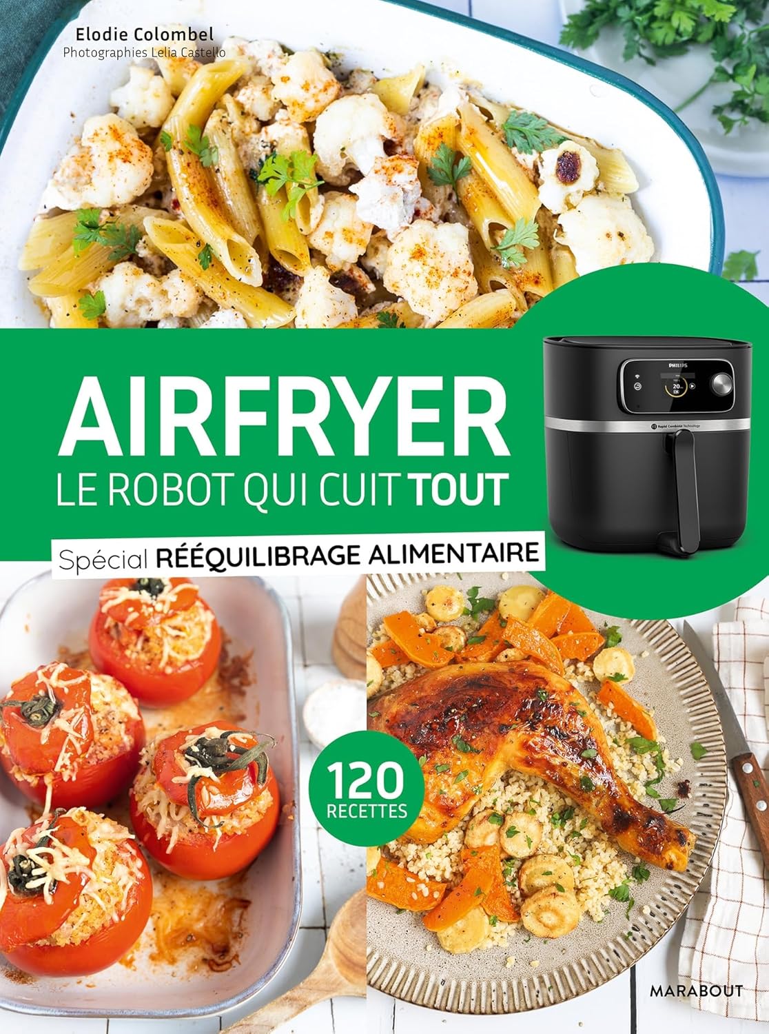AIRFRYER - Spécial rééquilibrage alimentaire - Marabout - Livre de cuisine - - La Guilde Culinaire